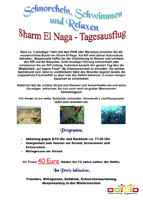 Oototo Flyer Sharm El Naga